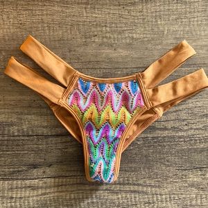 Montce Swim Ibiza copper tone Euro bikini bottom M